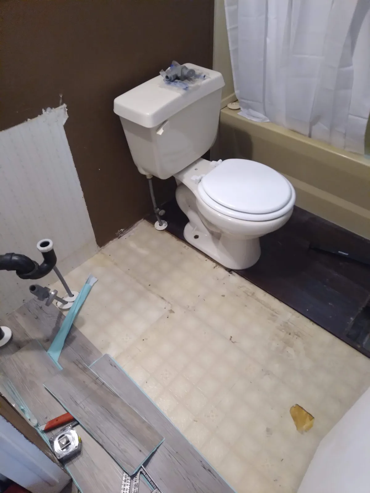Bathroom update, before